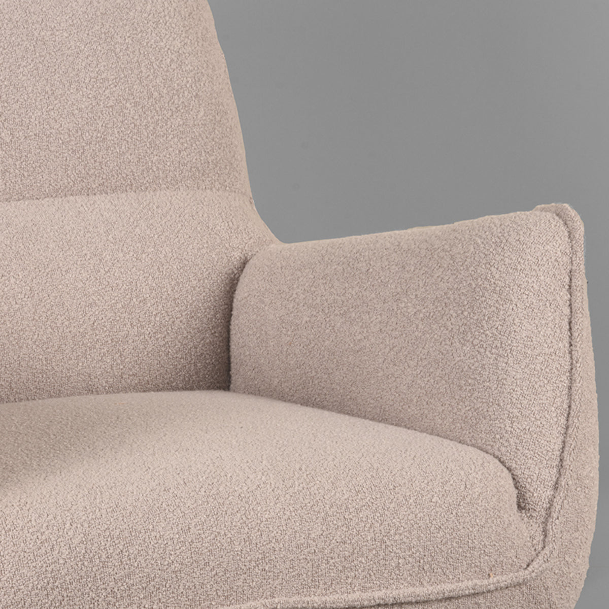 LABEL51 Fauteuil Rodia - Naturel - Boucle