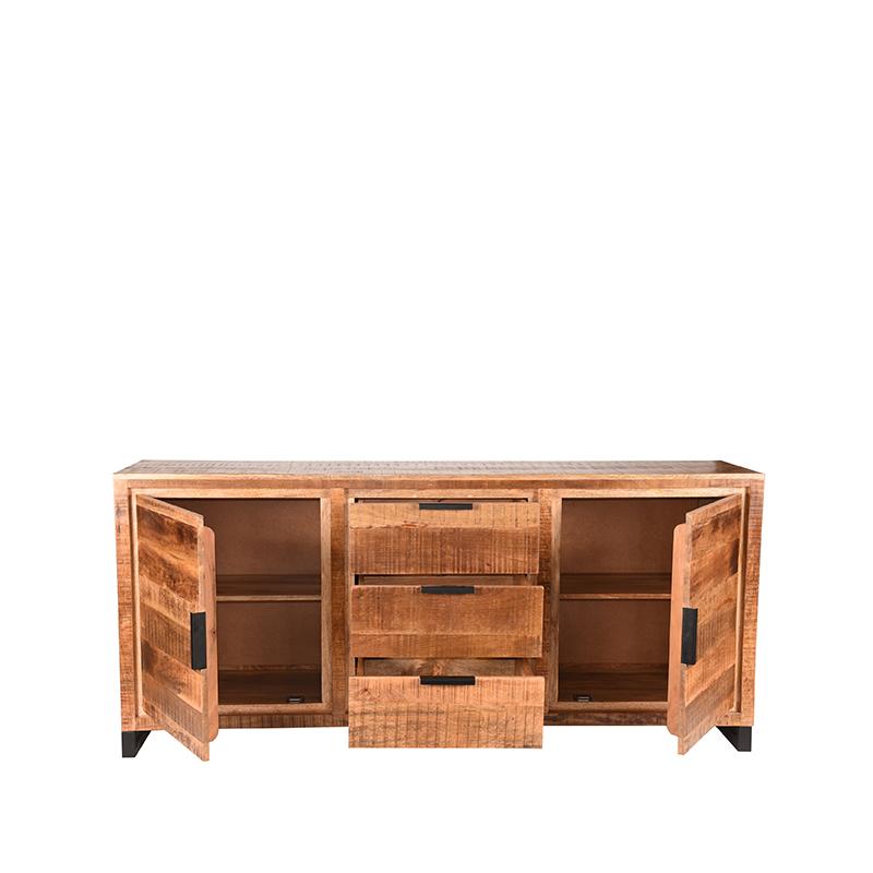 LABEL51 Dressoir Glasgow - Rough - Mangohout - Dressoir