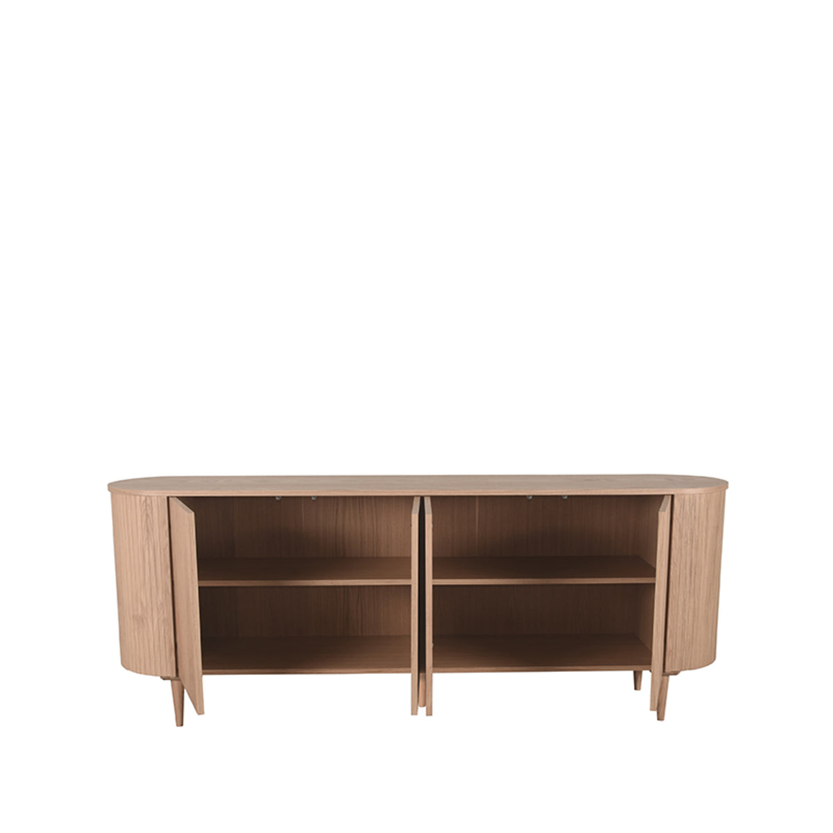 LABEL51 Dressoir Oliva - Naturel - Eiken - Dressoir 220 cm
