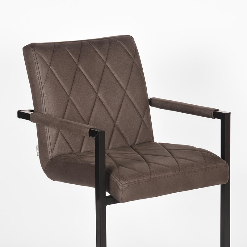 LABEL51 Eetkamerstoel Denmark – Microfiber Bekleding – Modern en trendy