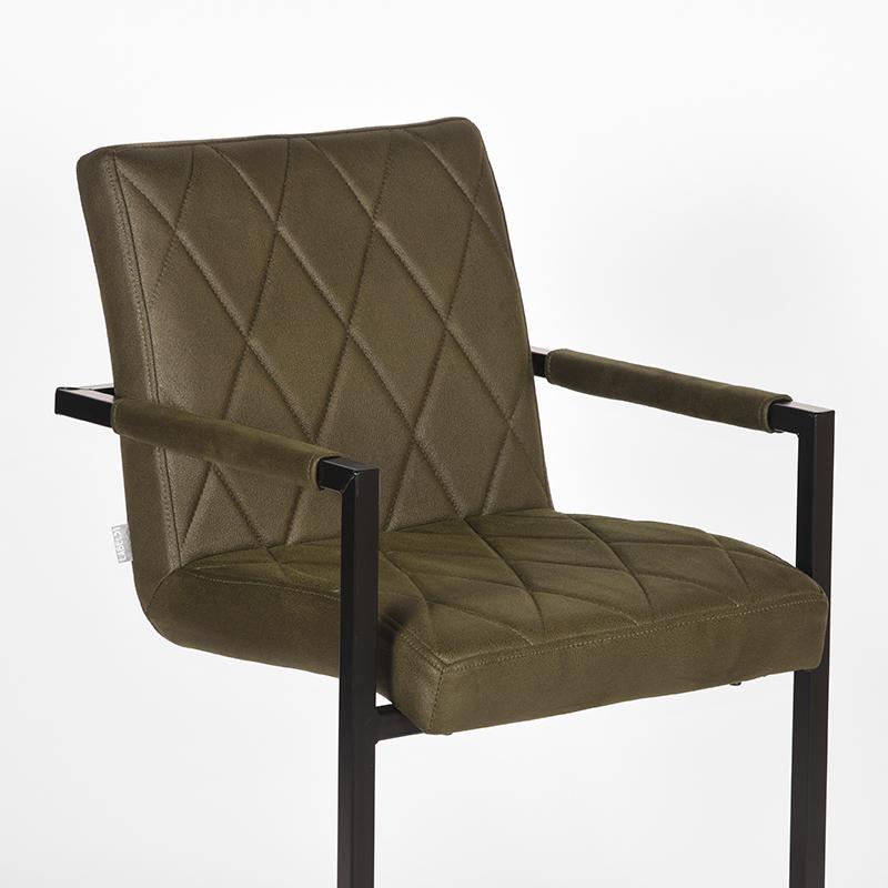 LABEL51 Eetkamerstoel Denmark – Microfiber Bekleding – Modern en trendy