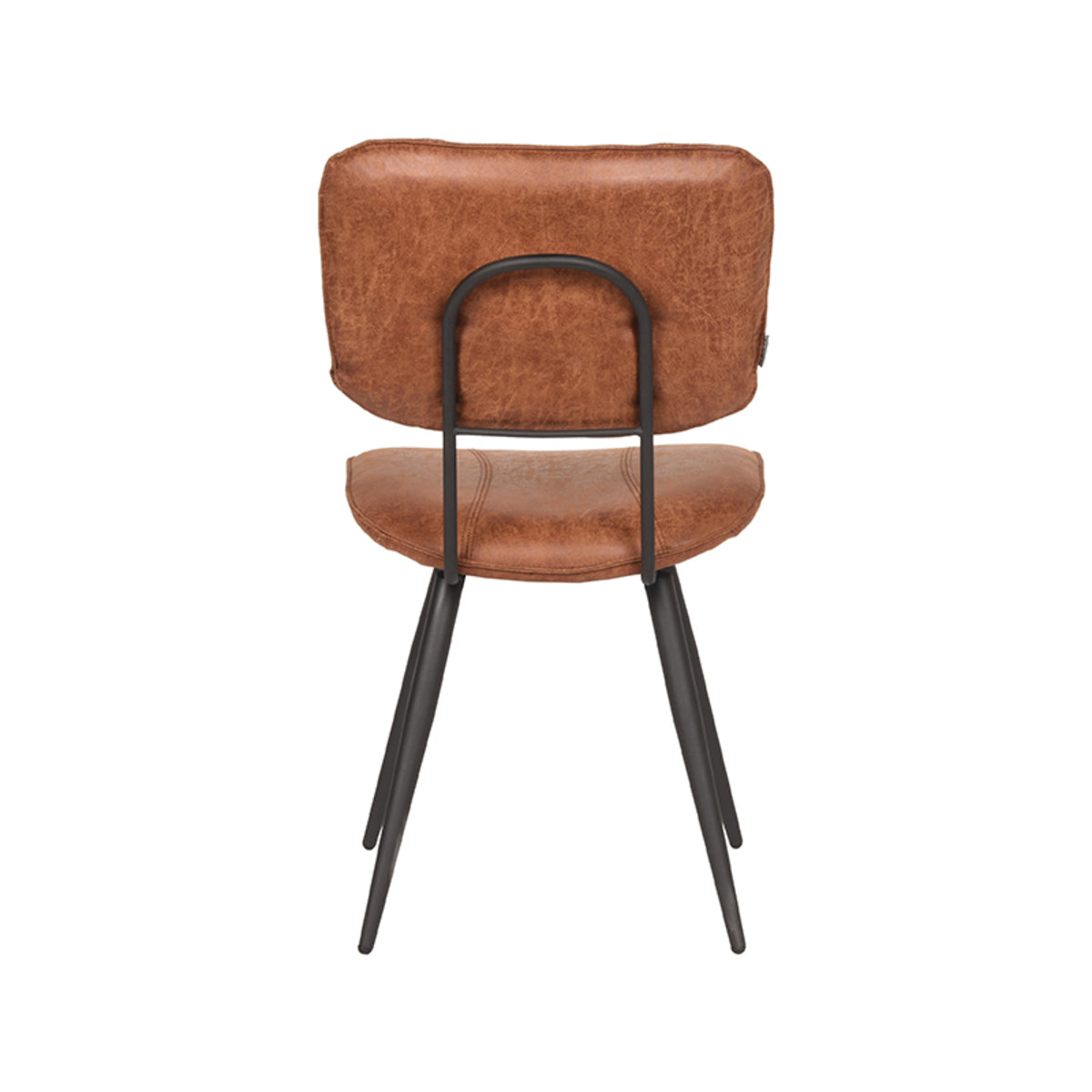 LABEL51 Eetkamerstoel Fos – Lederlook Stoel – Modern & Onderhoudsvriendelijk