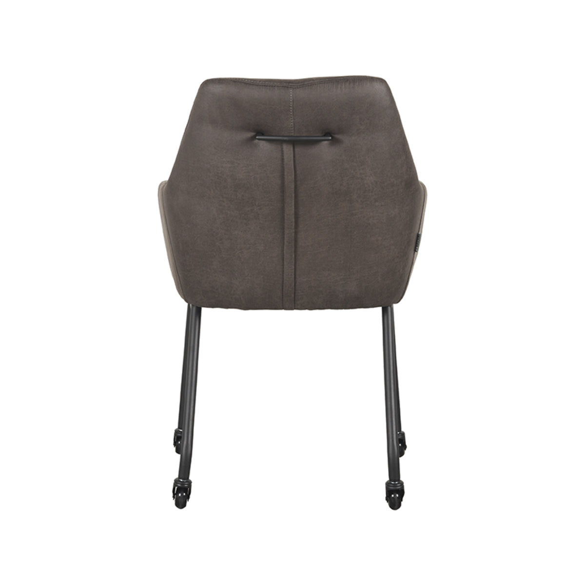 LABEL51 Eetkamerstoel Lenny – Microfiber Stof – Modern Design & Hoog Zitcomfort