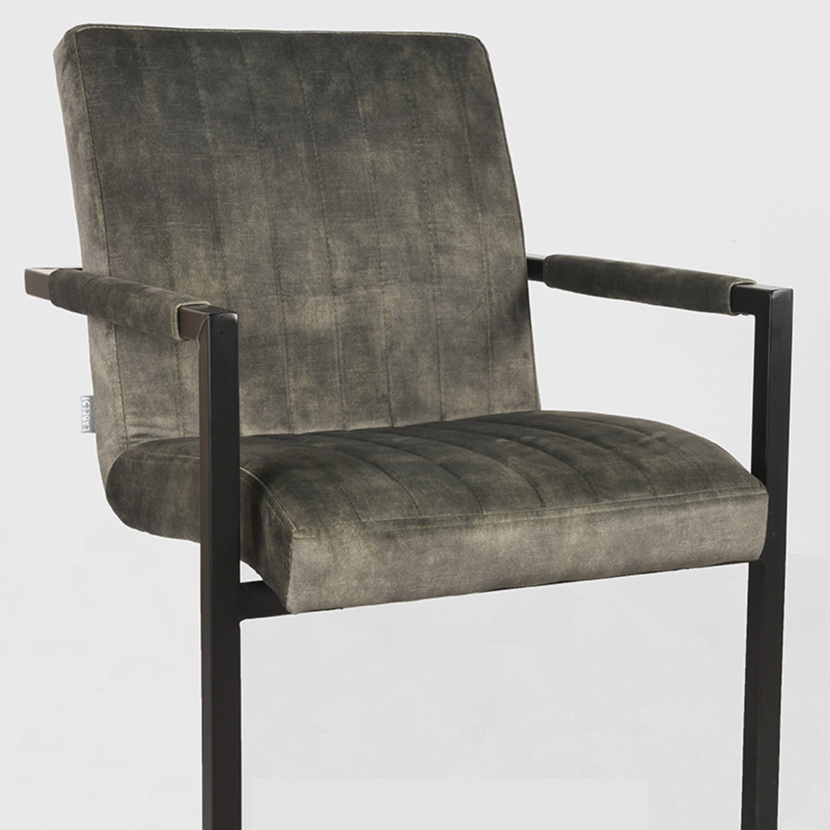 LABEL51 Eetkamerstoel Milo – Zachte Velours Bekleding – Elegant & Trendy