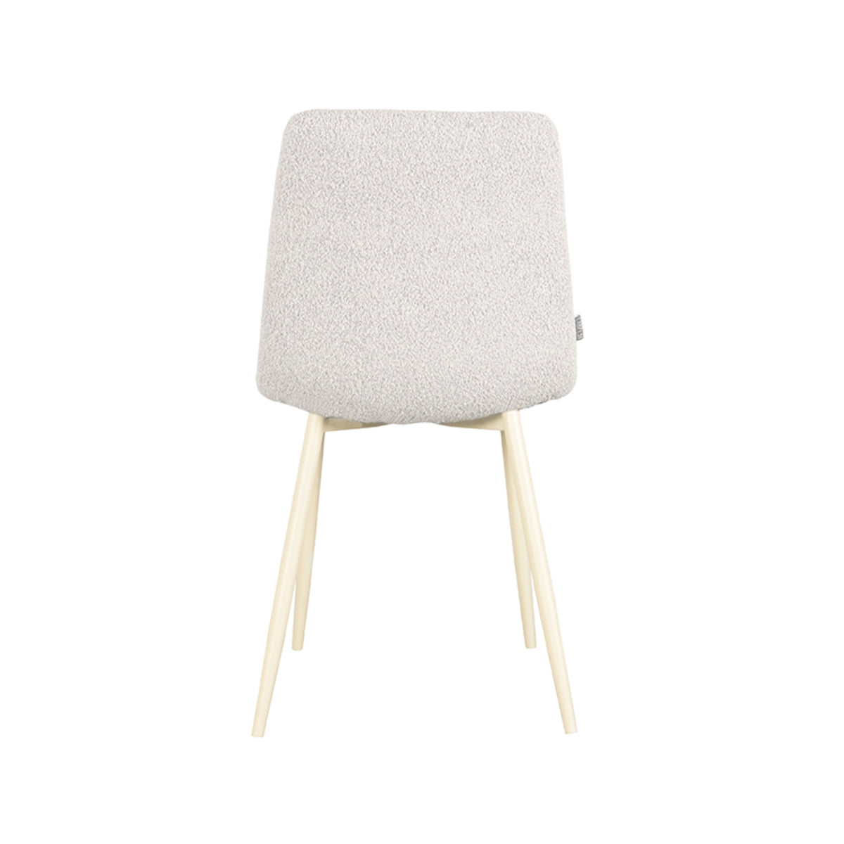 LABEL51 Eetkamerstoel Nino – Warme Bouclé – Chic & Tijdloos