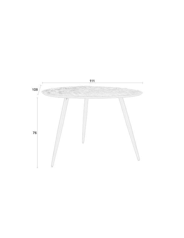 Webster Eettafel Rond