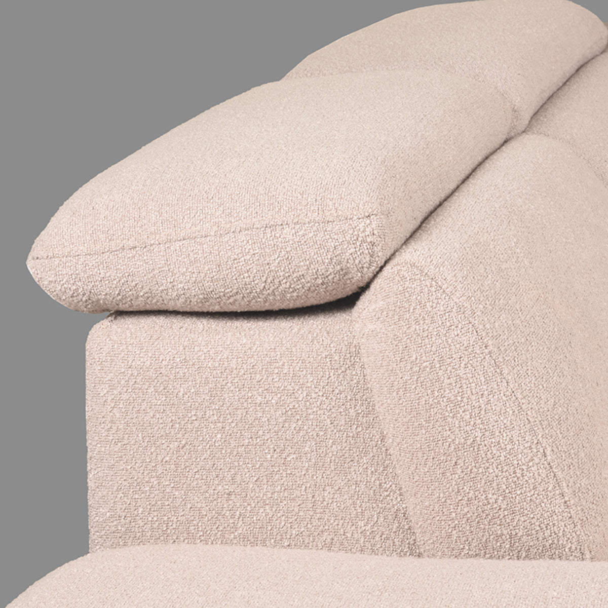 LABEL51 Hoekbank Livordo - Naturel - Boucle - Links