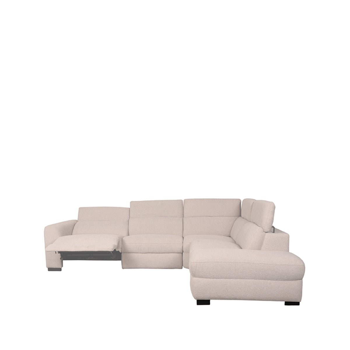 LABEL51 Hoekbank Livordo - Naturel - Boucle - Rechts