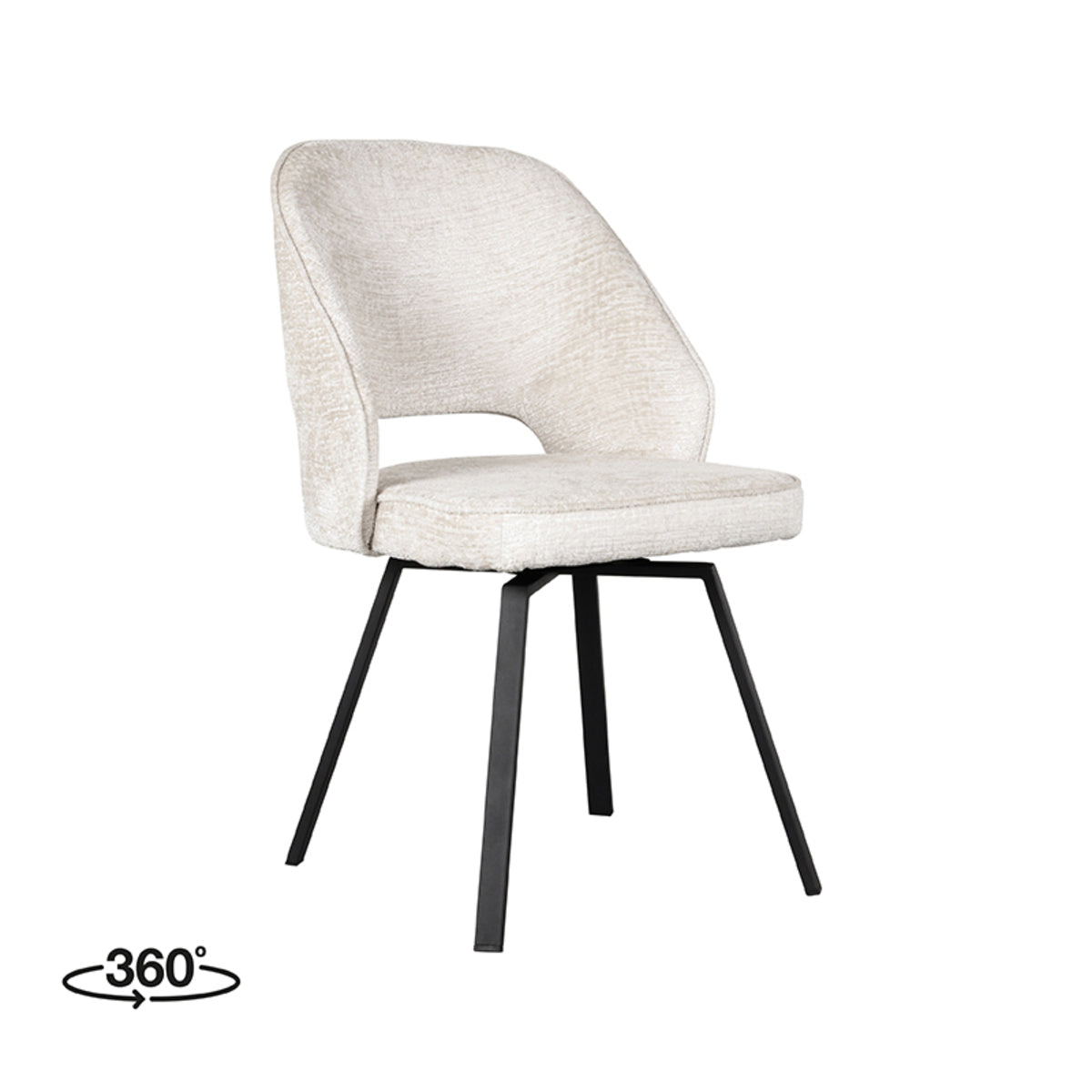 LABEL51 Eetkamerstoel Lewis – luxe en sfeervol