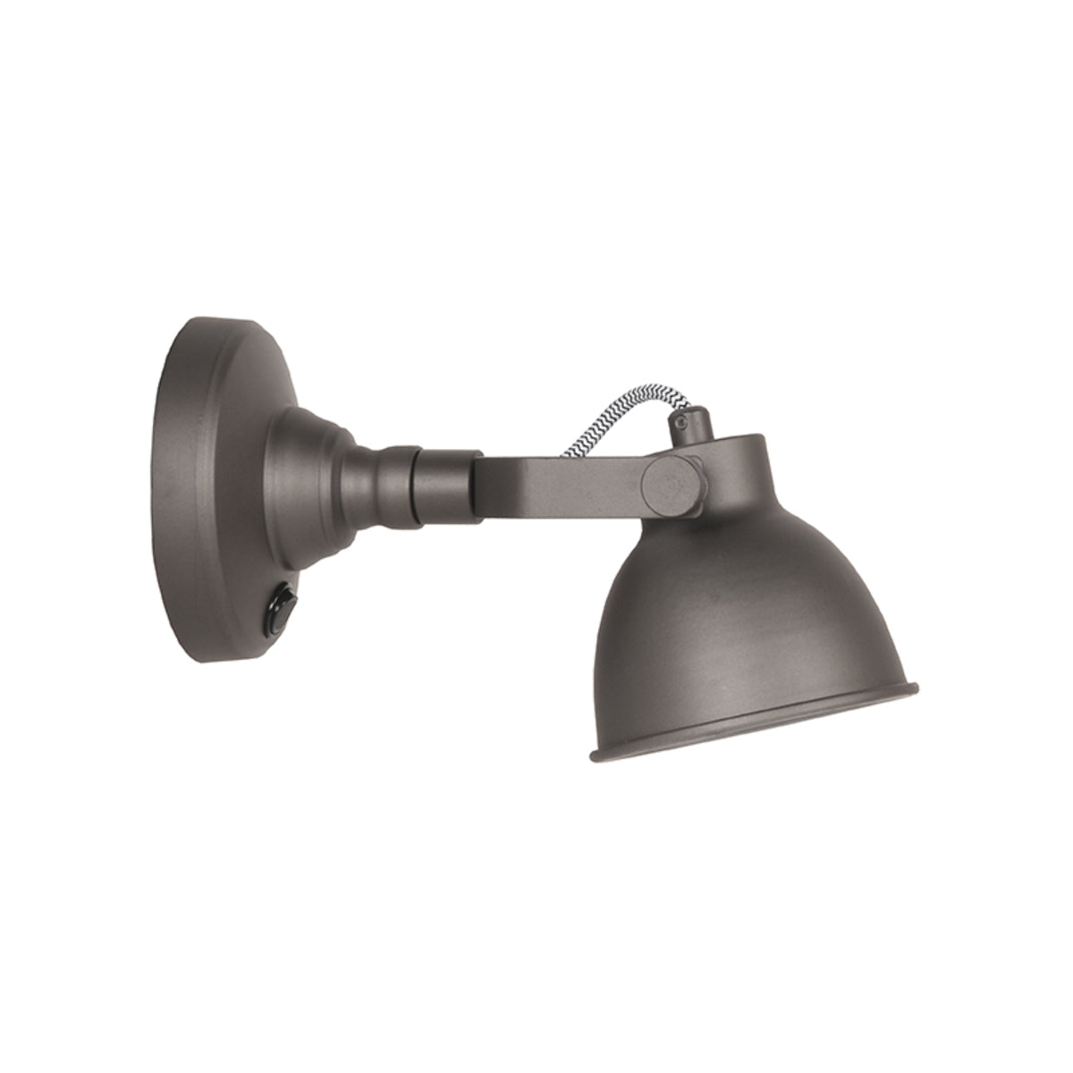 LABEL51 Wandlamp Bow - Burned Steel - Metaal - M