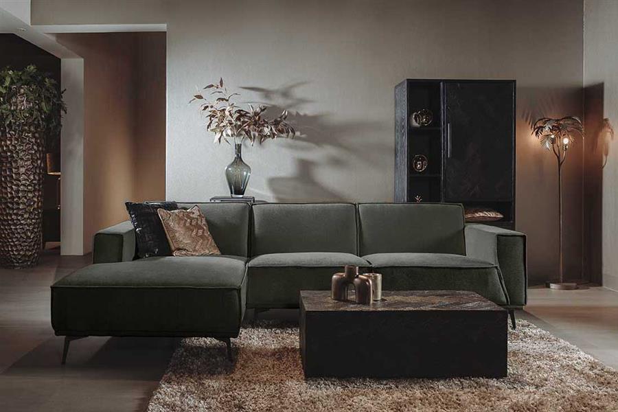 Tower Living Hoekbank Leeds – 2,5-Zits met Chaise Longue Links