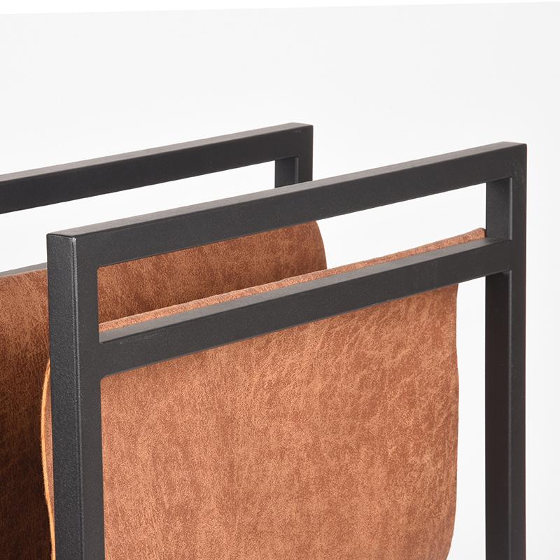 LABEL51 Magazinehouder - Cognac - Leder