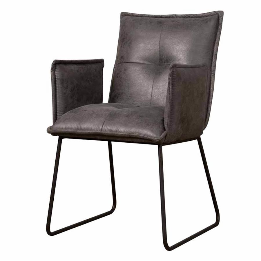 Seda Armstoel - fabric Cherokee 1 grey