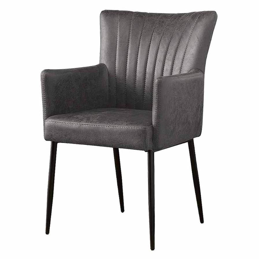 Toledo Armstoel - fabric Savannah anthracite