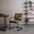Tower Living Armstoel Civo – Bull Eco-leer – Industrieel
