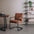 Tower Living Armstoel Civo – Bull Eco-leer – Industrieel