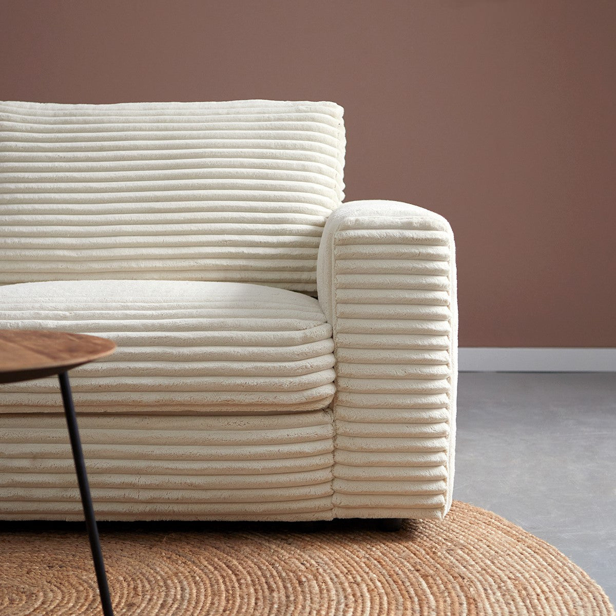 PEPP interiors UNO met chaise longue links - Ambience 2 Cream