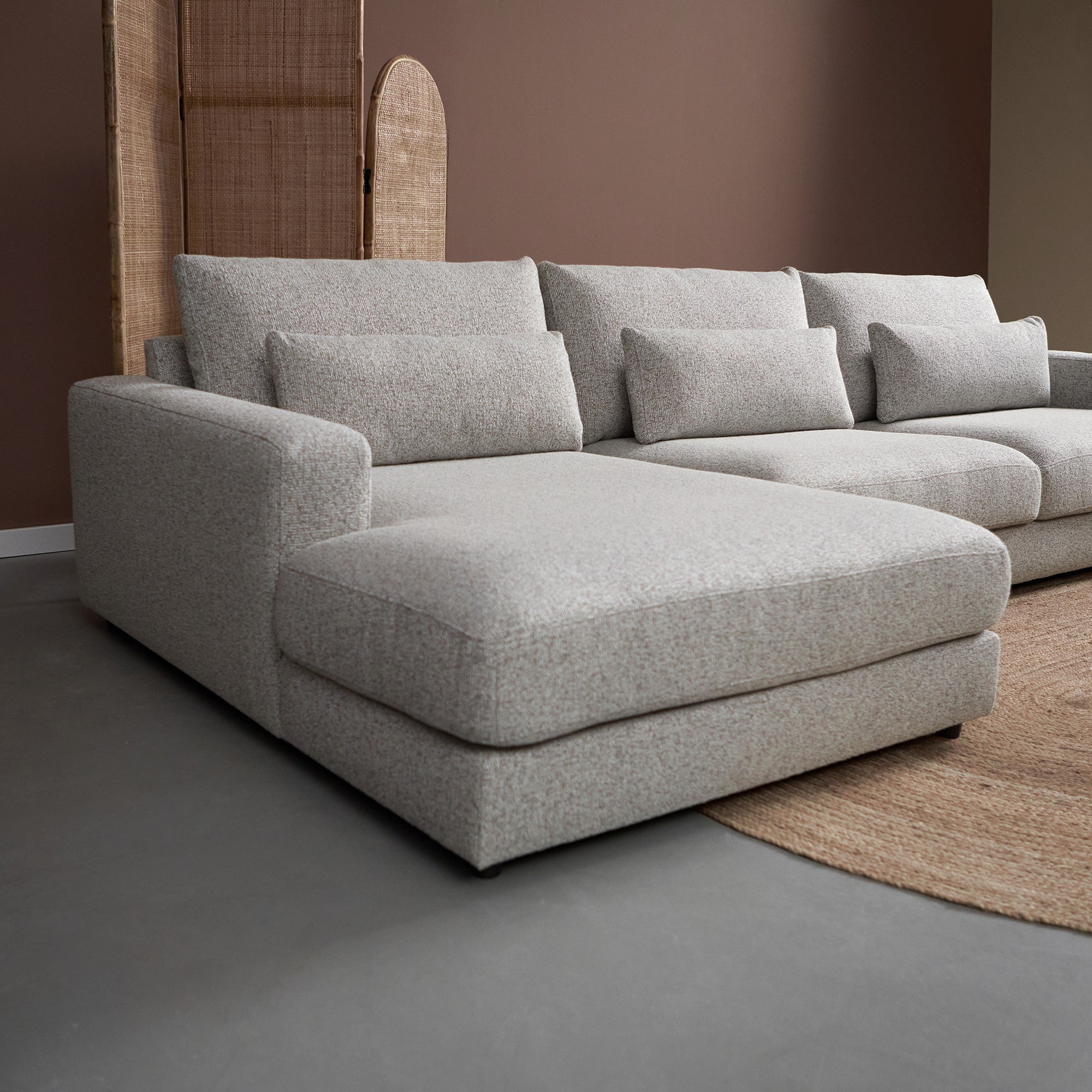 PEPP interiors COMO met rechte chaise longue links - Puente 09