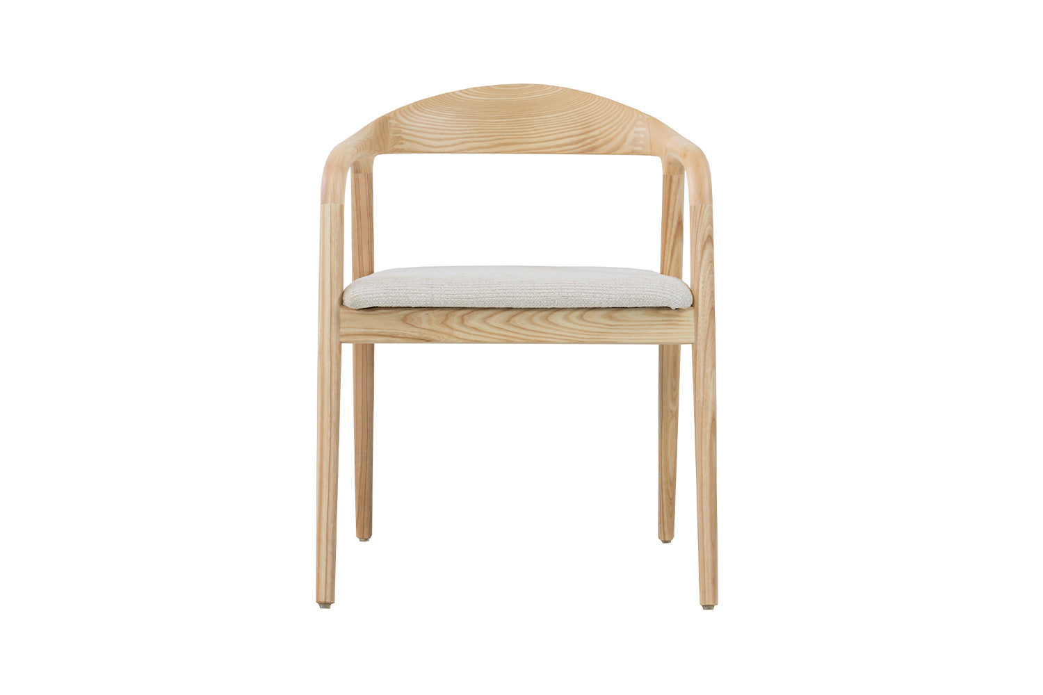 Japandi Essenhouten Stoel Licht Beige