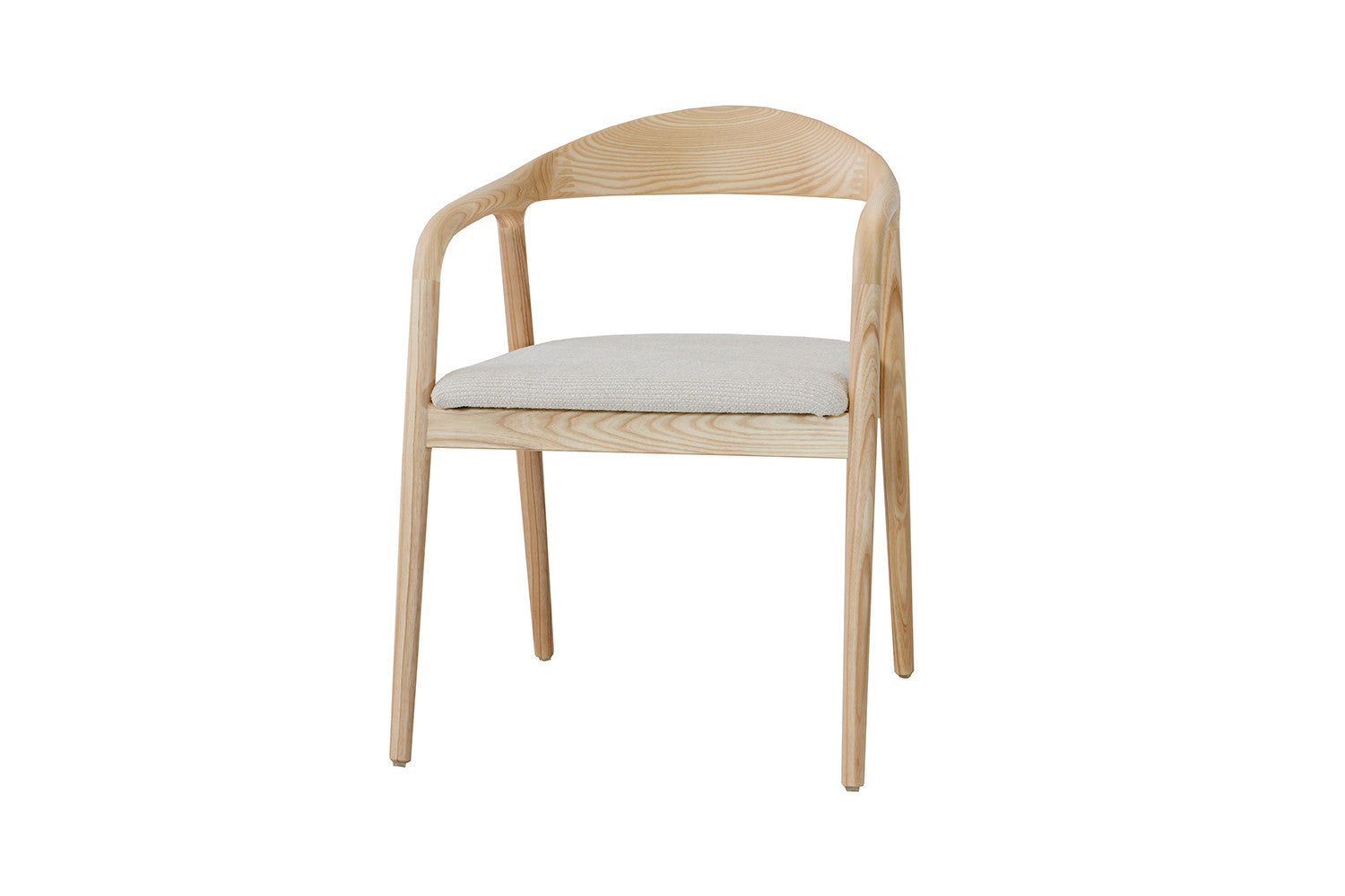 Japandi Essenhouten Stoel Licht Beige