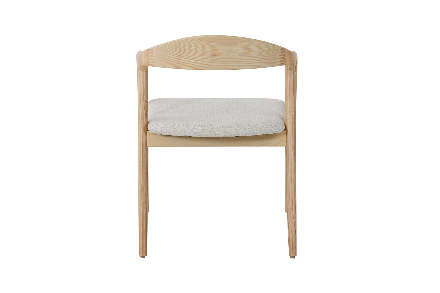 Japandi Essenhouten Stoel Licht Beige