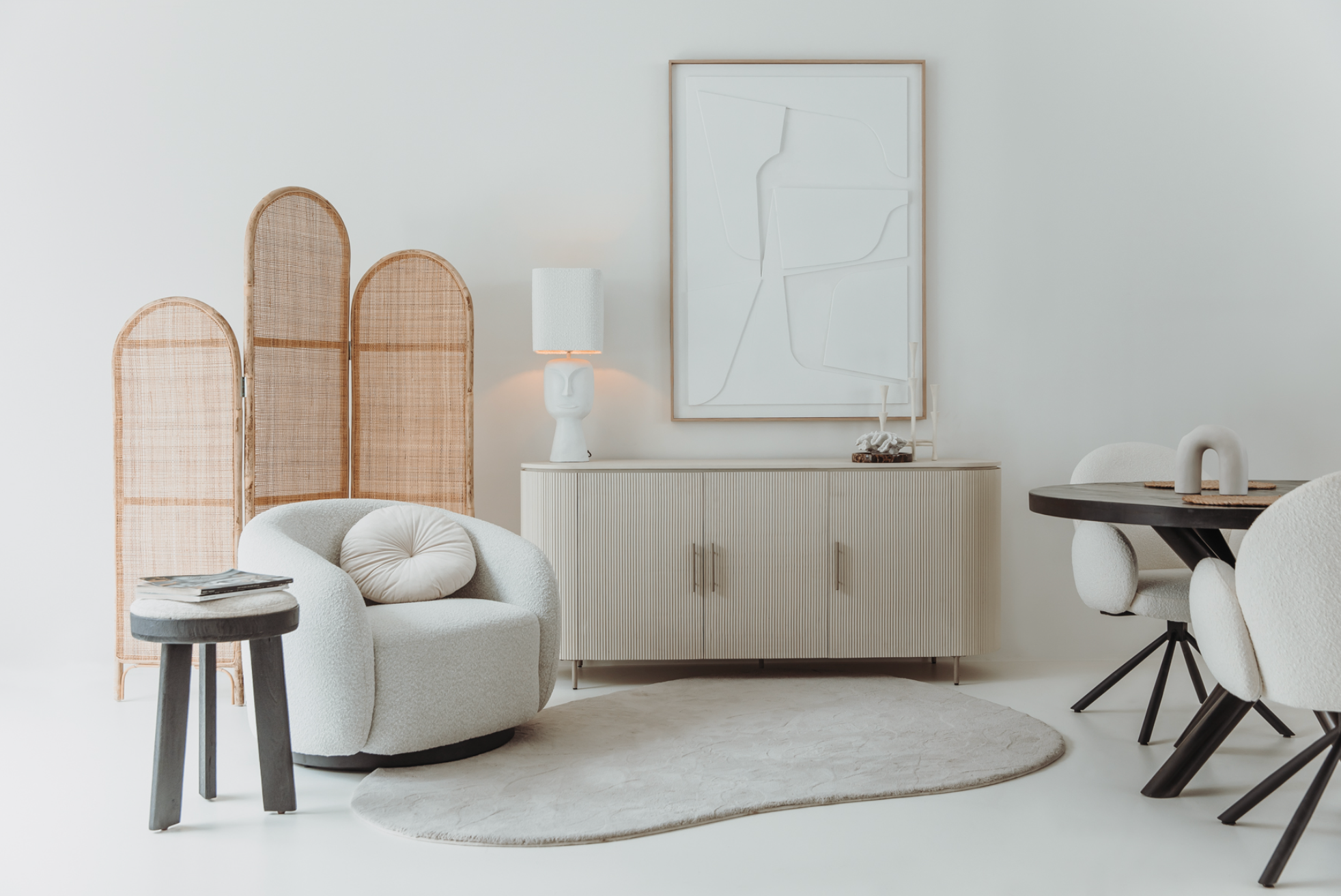 Tower Living Fauteuil Belfast – Copenhagen Stof – Scandinavisch Design & Compact Comfort