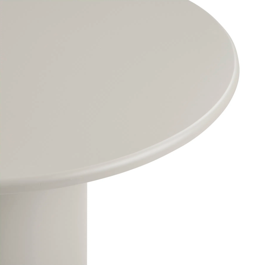 House Nordic Eettafel Nagano – Ronde Tafel in Zandkleur – Ø120 cm