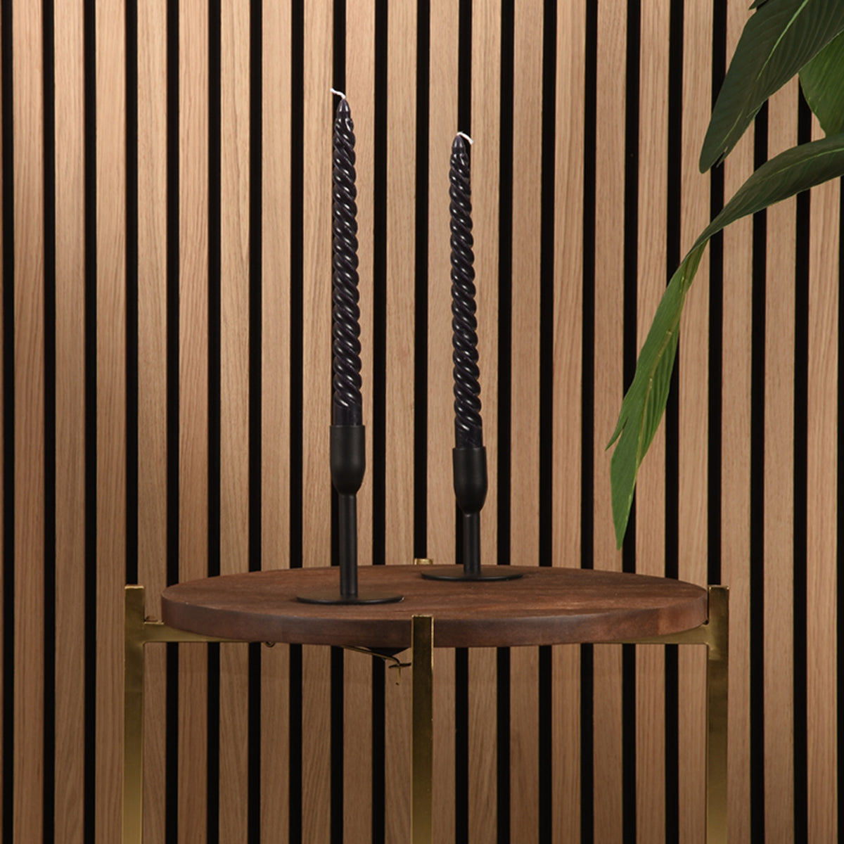 LABEL51 Kandelaars - Zwart - Metaal