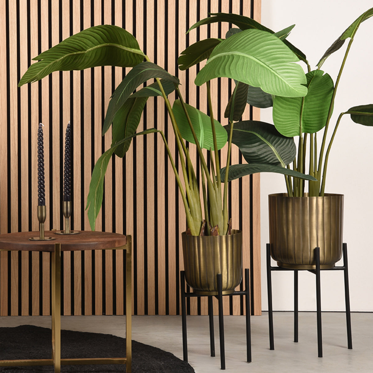 LABEL51 Plantenstandaards - Antiek goud - Metaal