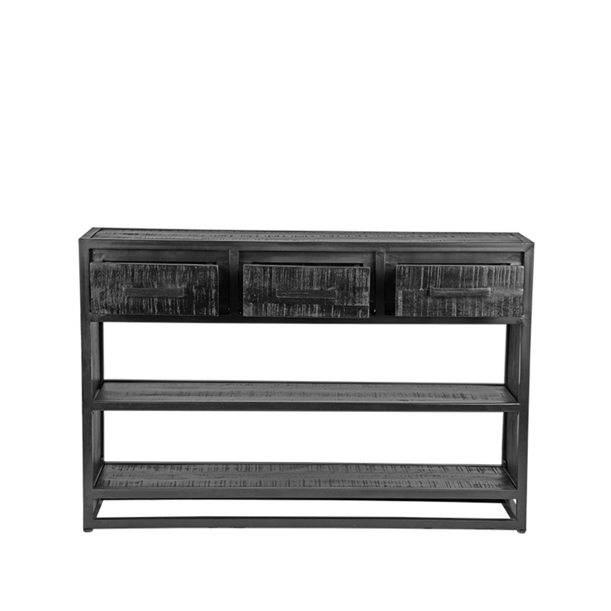 LABEL51 Sidetable Chili - Zwart - Mangohout - Sidetable