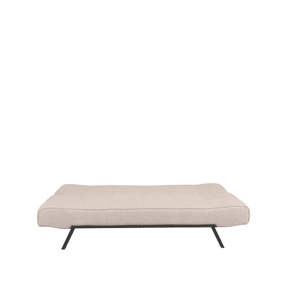 LABEL51 Slaapbank King - Naturel - Boucle - King | Zwarte Poot