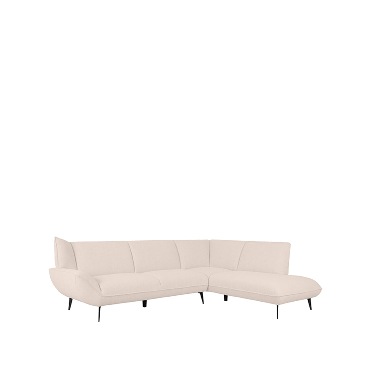 LABEL51 Hoekbank Pesaro - Naturel - Boucle - Rechts