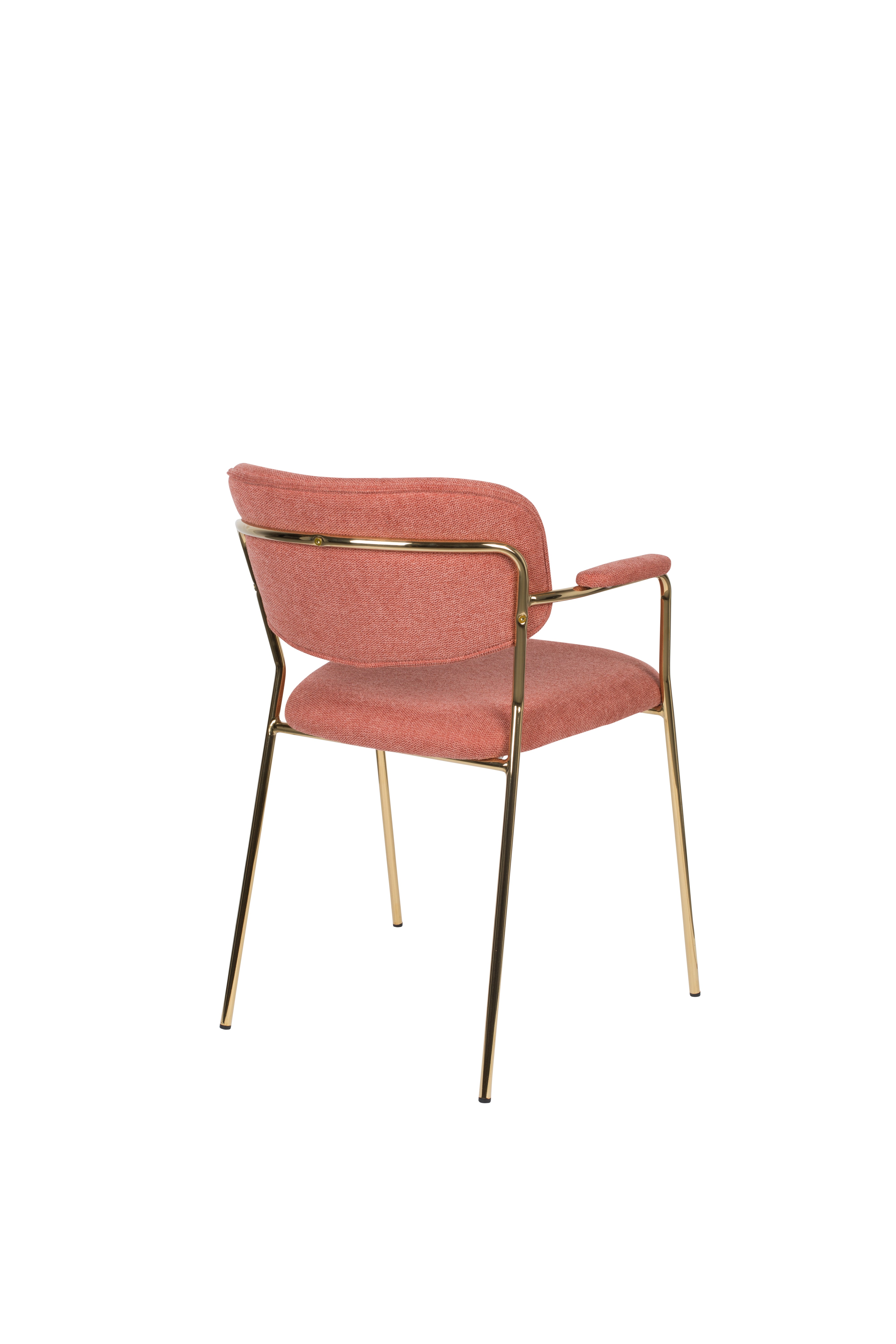 Armstoel Jolien Gold/Pink