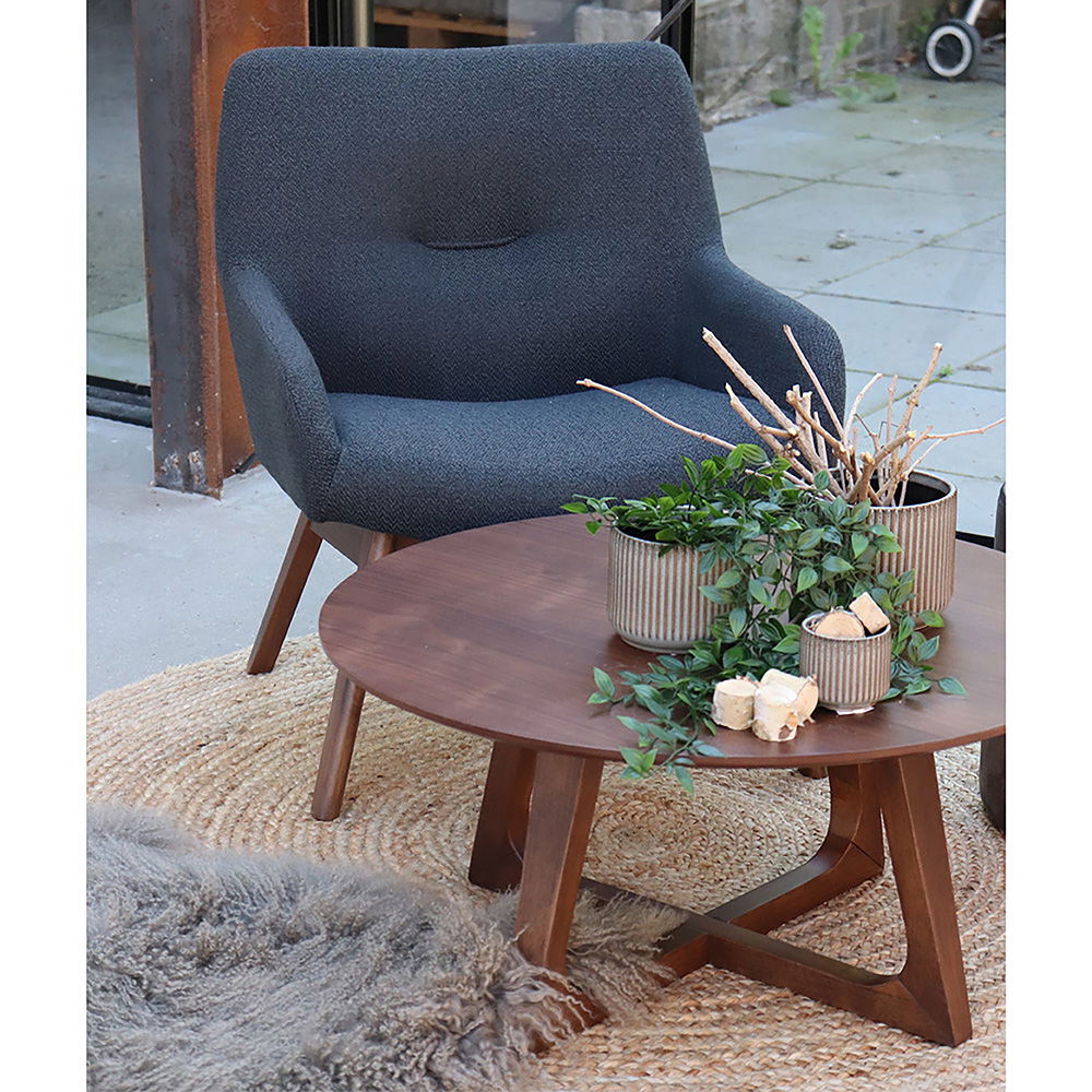 Bombay Rug - Rug in braided jute, nature, Ø150 cm