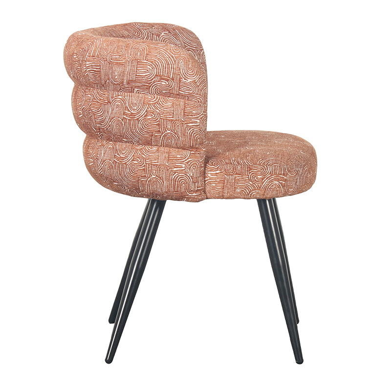 Eetkamerstoel Cloud Safiya Terracotta (set van 2)