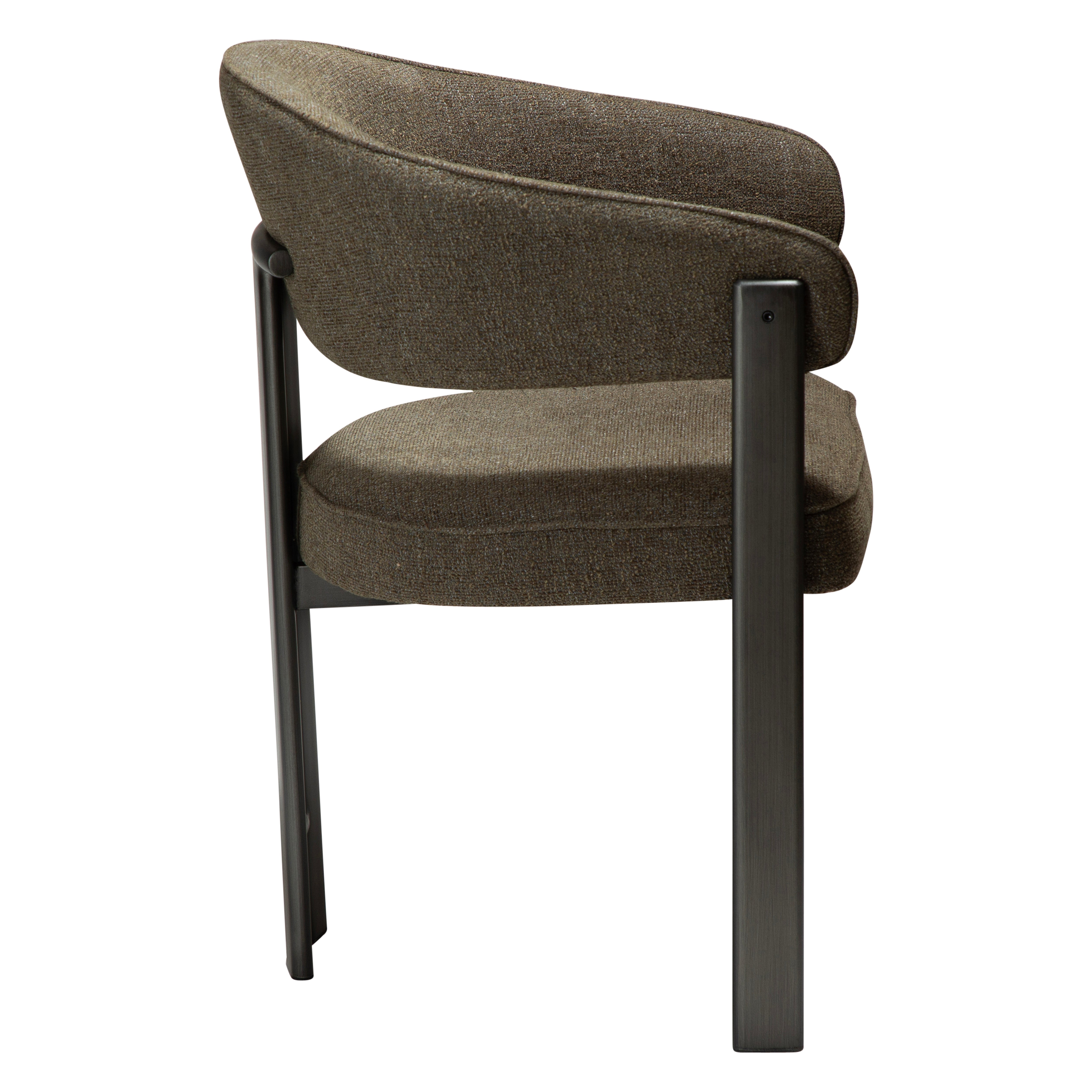 DUCA Eetkamerstoel - Japandi en Scandinavisch Design - met Armleuning