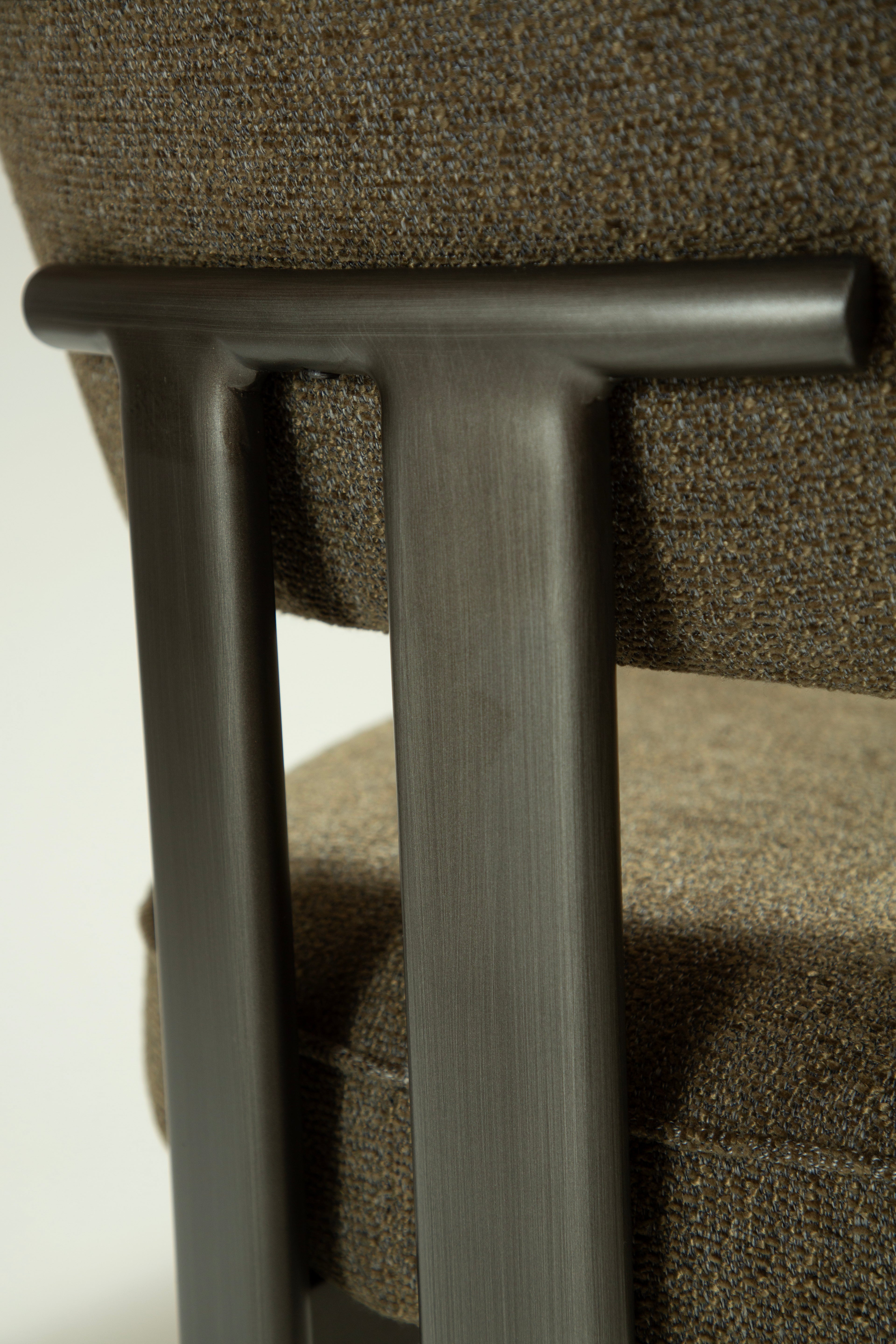 DUCA Eetkamerstoel - Japandi en Scandinavisch Design - met Armleuning