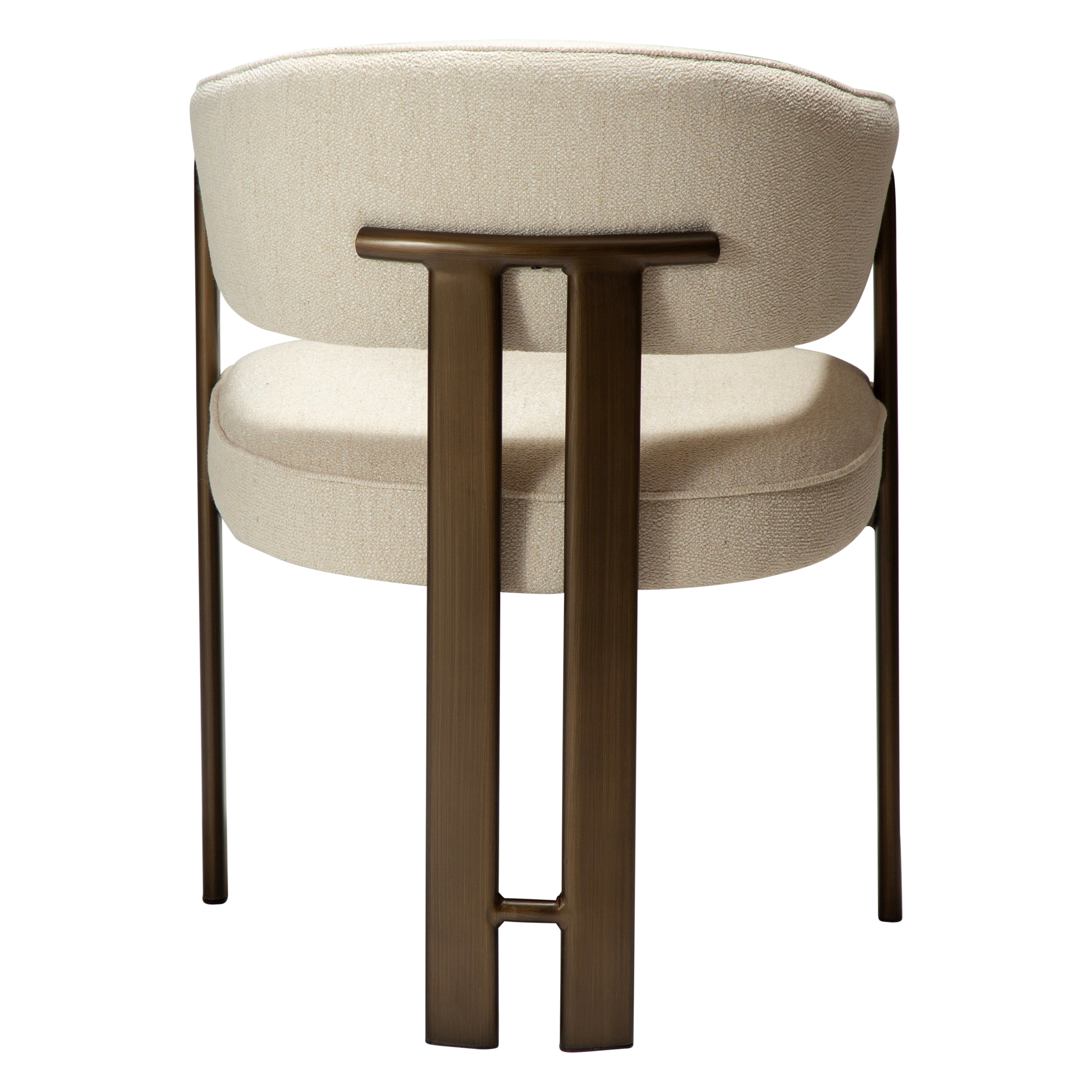 DUCA Eetkamerstoel - Japandi en Scandinavisch Design - met Armleuning