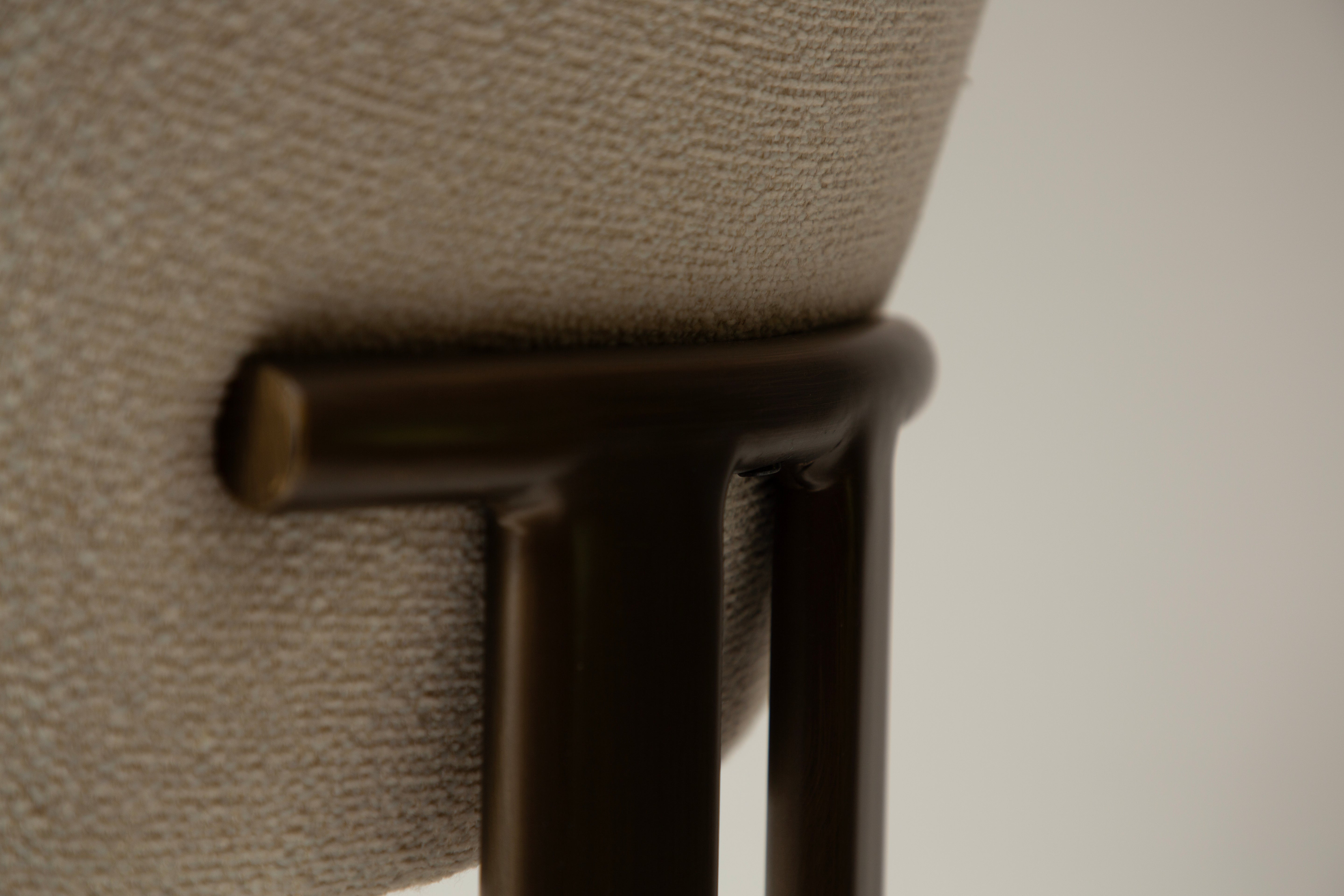 DUCA Eetkamerstoel - Japandi en Scandinavisch Design - met Armleuning