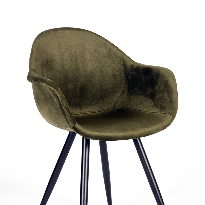 LABEL51 Eetkamerstoel Forli – Velvet Bekleding – Modern & Chic