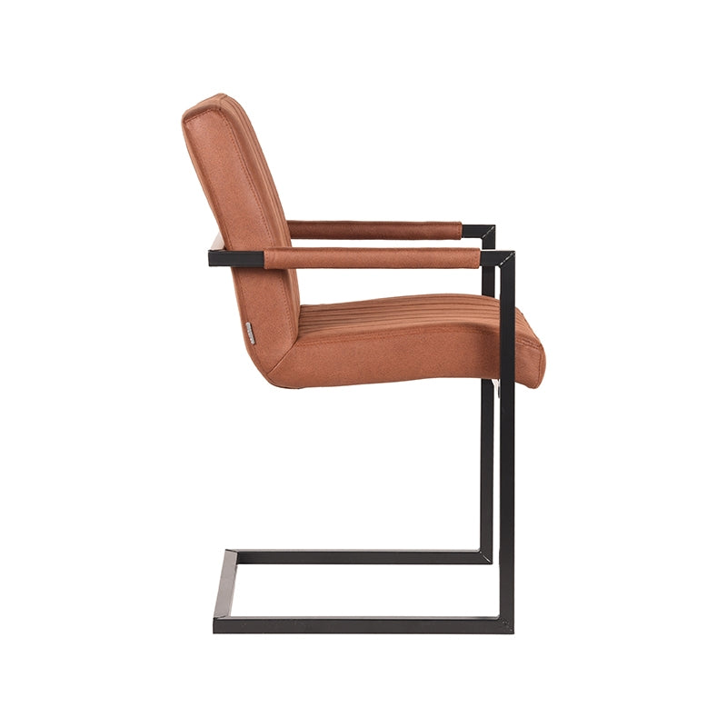 LABEL51 Eetkamerstoel Milo – Comfortabele Microfiber Bekleding