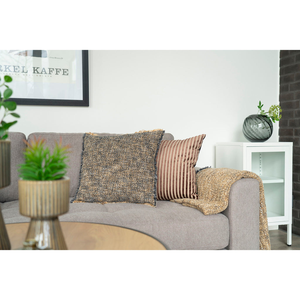 Ely Plaid - Plaid, blue/yellow, 130x170 cm