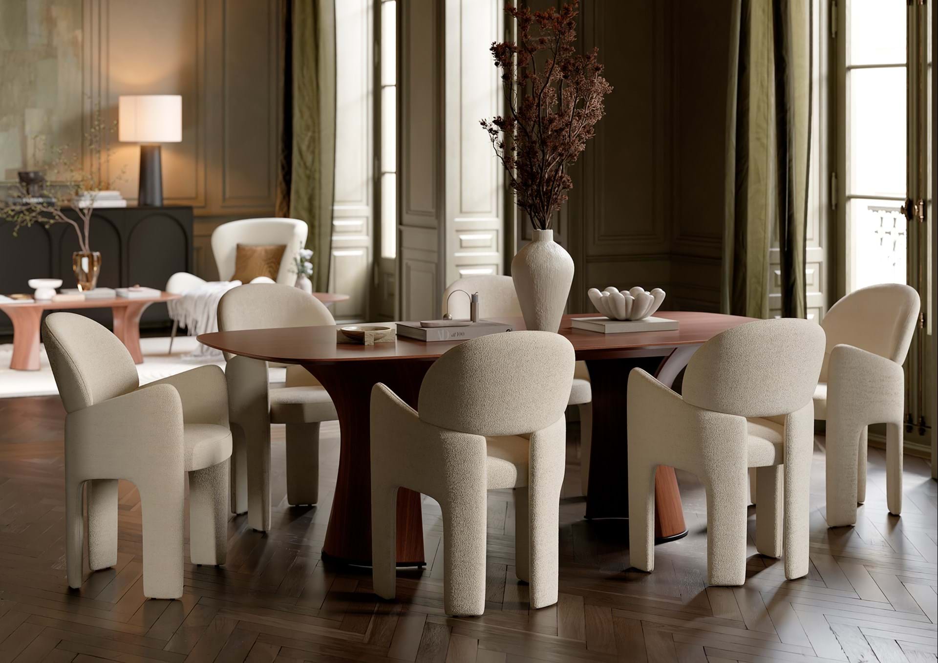 ALO Eetkamerstoel - Japandi en Scandinavisch design