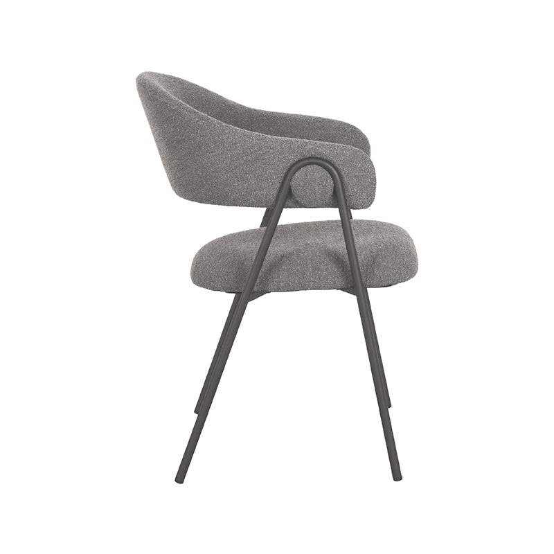 LABEL51 Eetkamerstoel Lowen – Luxe Bouclé – Stijlvol & Comfortabel