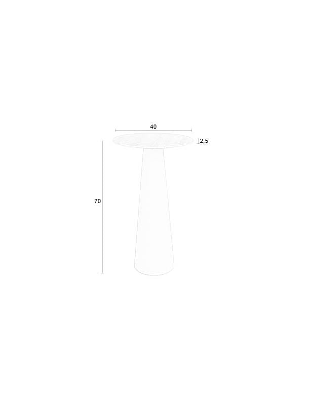 Joya Bijzettafel Hoog