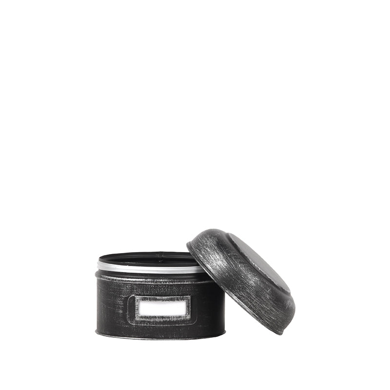 LABEL51 Opbergblik - Zwart - Metaal - S -13x13x10 cm