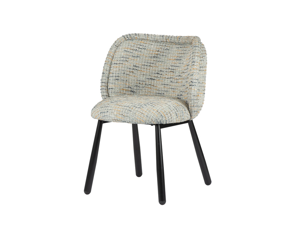 Eetkamerstoel Panda Blauw de Coco (set van 2)