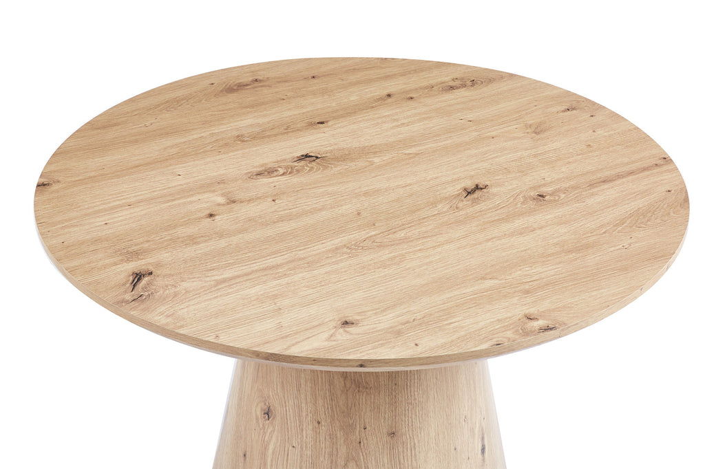 Rousseau Lukas Salontafel – MDF – Decor Oude Eik – Ø80 x H47 cm