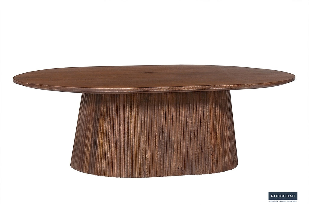 Rousseau Miguel Salontafel – Mango Hout – Lichtbruin – L120 x B70 x H37 cm