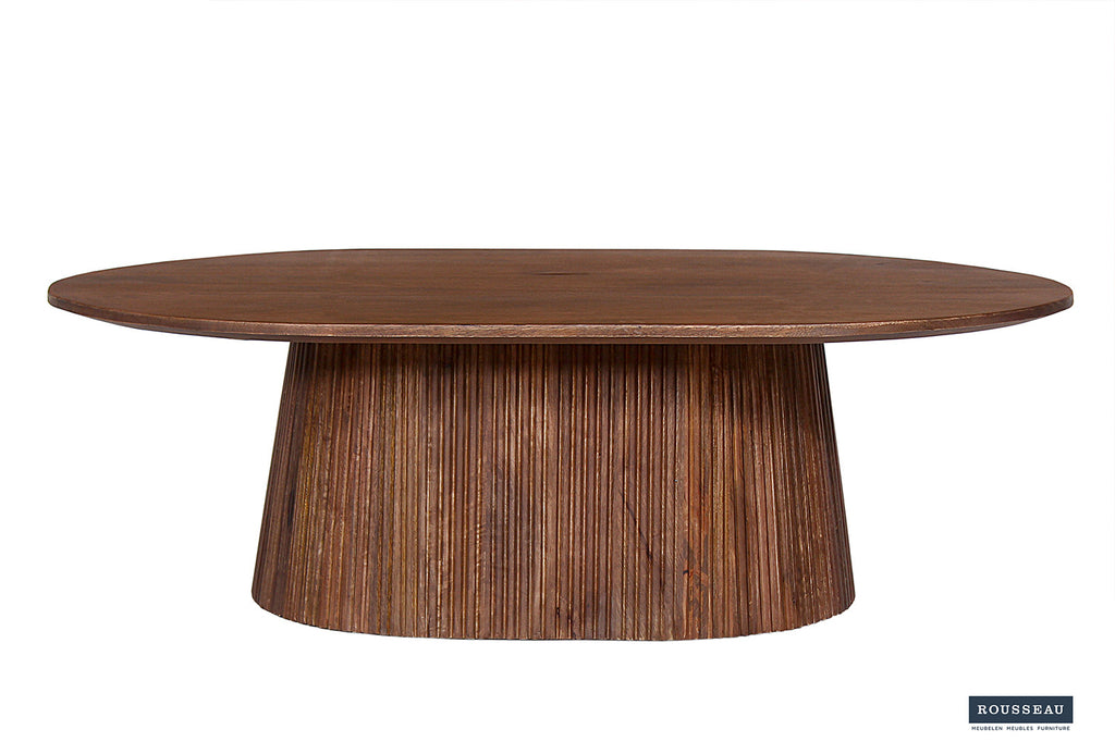 Rousseau Miguel Salontafel – Mango Hout – Lichtbruin – L120 x B70 x H37 cm